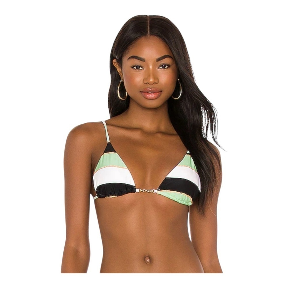 Vix Chain Tri Bikini Top in Malta NWT
